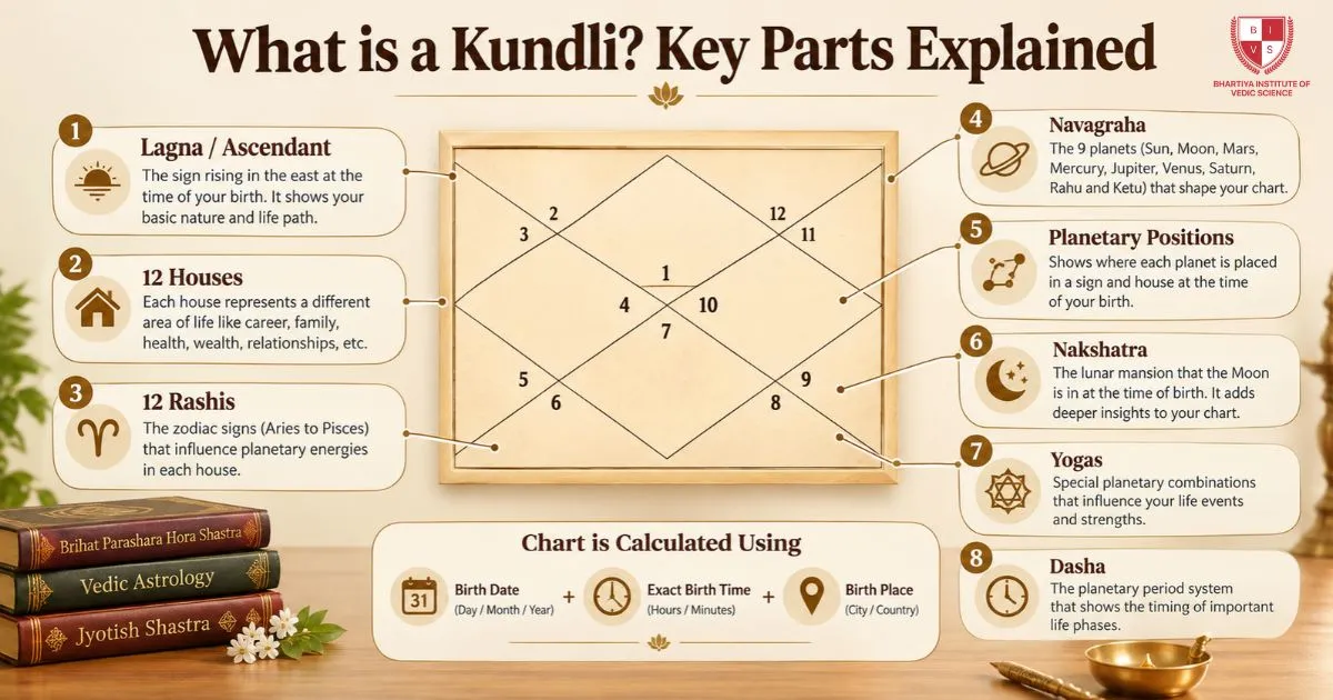 What is a Kundli Key Parts Explained